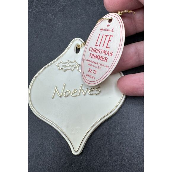 New 1982 Hallmark QHT534-1 Lite Christmas Trimmer Tree Ornament NO ELVES Rare 6D - Picture 5 of 8